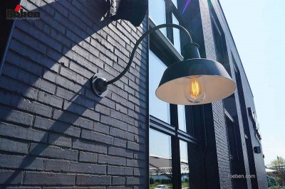 Кирпич полнотелый клинкерный Roben FARO NF schwarz-nuanciert geschiefert поверхность рельефная на kkontinent.ru