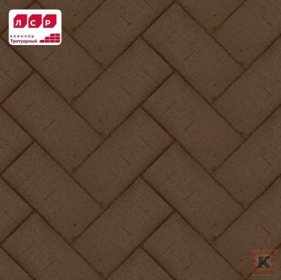 Клинкерная_Брусчатка коричневая Мюнхен классик