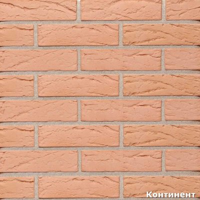 Кирпич розовый щелевой КС-Керамик Лотос 1,4НФ кора дерева, размер 250*120*88 мм