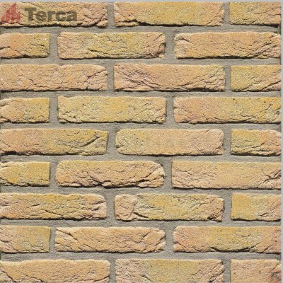 Бельгийский кирпич ручной формовки Geel Donker Genuanceerd Grofzang Handform TERCA арт. 113193 