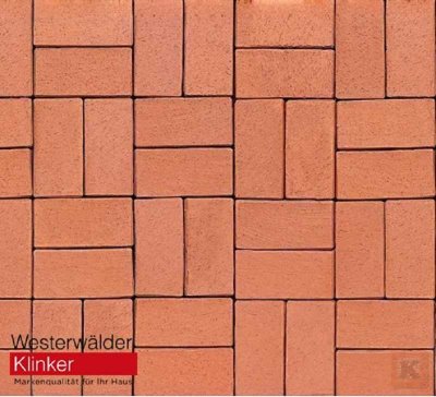 Westerwalder_Klinker_Тротуарный клинкер WK110R40 design rot