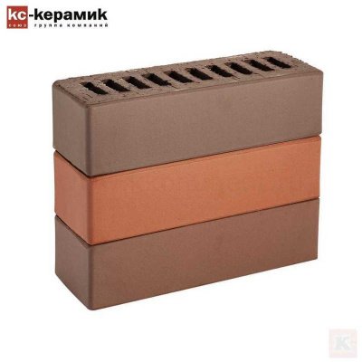 Кирпич лицевой КС-Керамик_Баварская_кладка_тёмная 250х85х65 мм