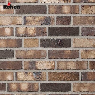 Кирпич клинкер ручной формовки_wiesmoor_NF_braun-bunt kohle_Roben