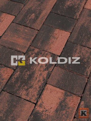 Плитка новый Город Оникс Красный 60 мм