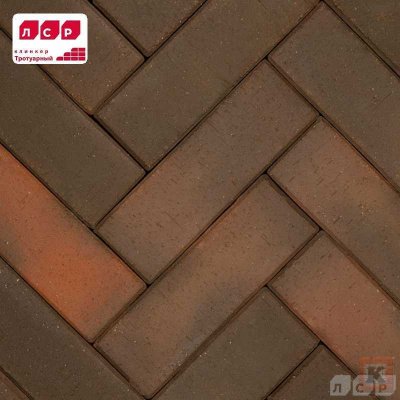 Клинкерная_Брусчатка красная флэш Ноттингем Лонг
