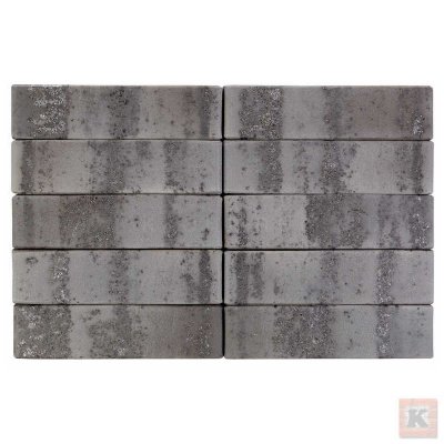 Кирпич серый облицовочный Recke Krator 5-82-00-2-12, 250х85х65 мм 