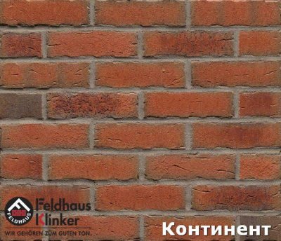 Клинкерная плитка Feldhaus Klinker Sintra Terracotta Bario, арт. R698 размер 240*52*14 мм