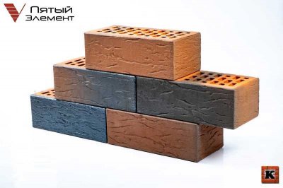 Кирпич лицевой Баварская кладка 1.4 НФ рифленый, ТМ 
