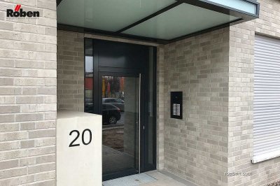 Кирпич полнотелый клинкерный Roben AARHUS VDF weißgrau поверхность рельефная на kkontinent.ru