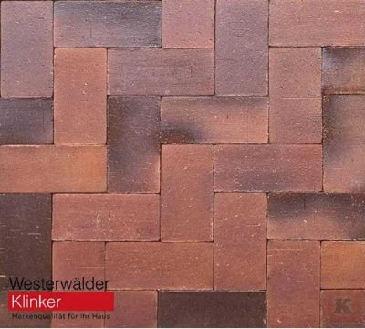 Westerwalder_Klinker_Тротуарный клинкер PK84S rotbraun-bunt spezial_