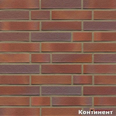 Кирпич клинкерный MUHR Rotbraun-Bunt (№ 04) 290*115*52 мм