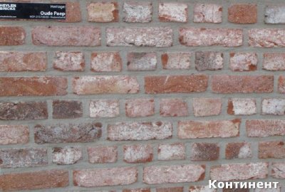 Бельгийский кирпич ручной формовки Oud Paep, завод Heylen Bricks 210*100*50 мм