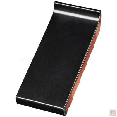 Оконный отлив 105x250x30 black glazed черный цвет