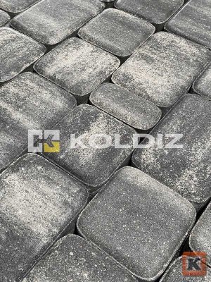 Плитка старый город Оникс Чёрный 50 мм