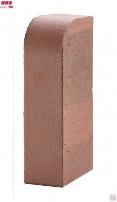 Кирпич фигурный R-60 ЛСР Белый полнотелый печной М500 размер кирпича 250*120*65 мм фото 5