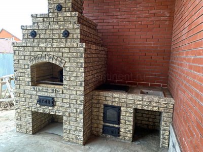 Кирпи облицовочный Дом BEREZA 4 KERMA Primium