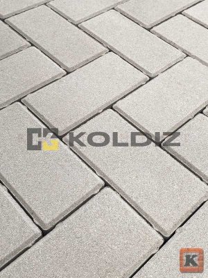 _Брусчатка Моно Белая 100x200х50 мм