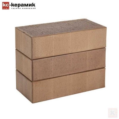 Кирпич лицевой КС-Керамик_Рочестер_Полнотелый печной 250*120*65 мм