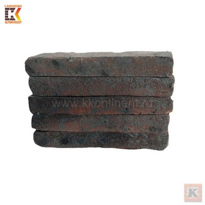 Кирпич ручной формовки Сафоново Клинкер Belgium brick Модель №11, размер 260х80х40 мм