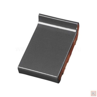 Оконный отлив 105x160x30 basalt grey glazed