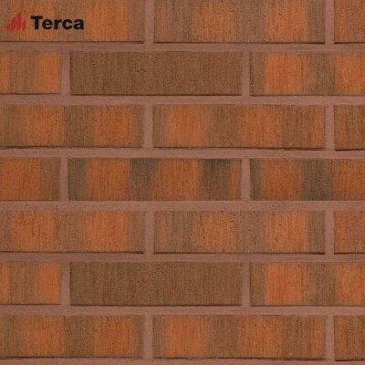 Кирпич красный облицовочный пестрый Terca