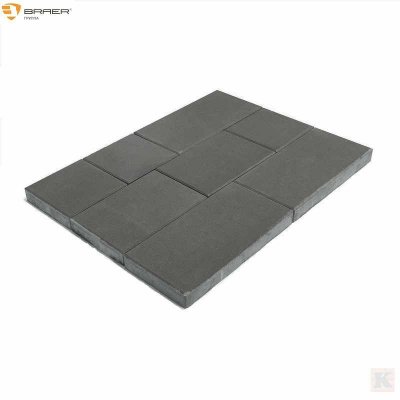 плитка Браер тротуарная серая коллекция Триада