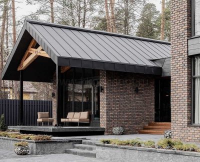 Кирпич ручной работы Сафоново Клинкер Модель №10, размер 210х100х65 мм фото дом 5
