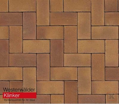 Westerwalder_Klinker_Тротуарный кирпич PK87 herbstlaub