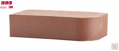 Кирпич фигурный R-60 ЛСР Белый полнотелый печной М500 размер кирпича 250*120*65 мм фото 04