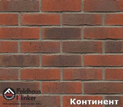 Плитка под кирпич Feldhaus Klinker Vascu Carmisi Flores, арт. R743 размер 290*52*14 мм
