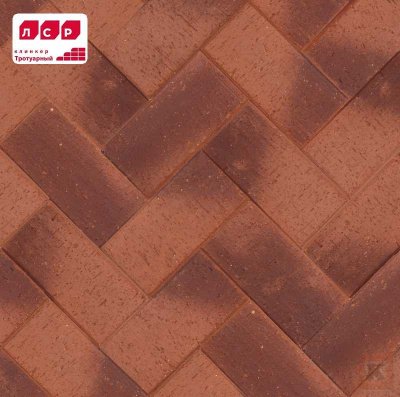 Клинкерная_Брусчатка тёмно-красная Ливерпуль бордо классик_