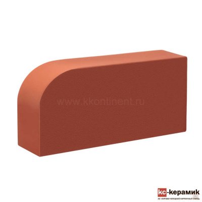 Кирпи облицовочный полнотелый КС-Керамик Красный фигурный 2