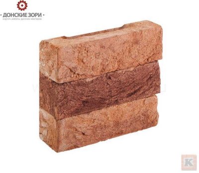  Кирпич ручной формовки ДОНСКИЕ ЗОРИ Благодать | 215*50*65 мм