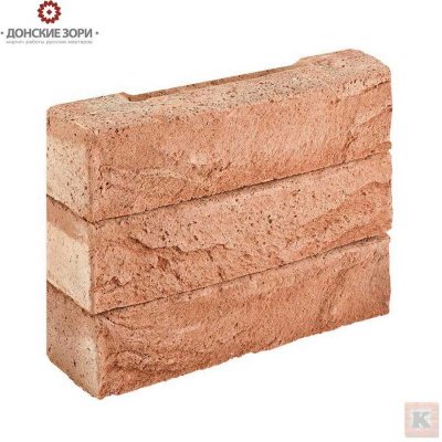 Кирпич ручной формовки ДОНСКИЕ ЗОРИ СТАНИЦА Никольский | 250*60*65 мм