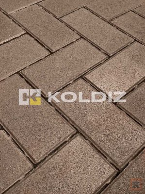 _Брусчатка KOLDIZ Коричневая размер 120х240х70 мм