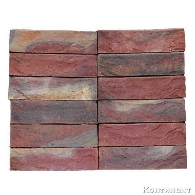 Кирпич ручной формовки ДОНСКИЕ ЗОРИ Демидовский узорный | 250*60*65 мм