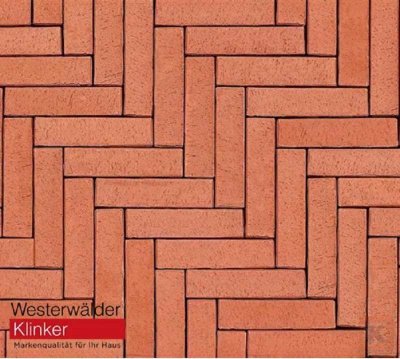 Westerwalder_Klinker_Тротуарный клинкер ригель WK100R design rot