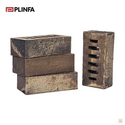 Кирпич клинкерный Plinfa Iron 2808, размер 215х102х65 мм V1
