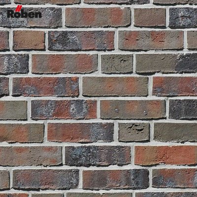 Плитка ручной формовки Roben_wiesmoor NF14_kohle-bunt