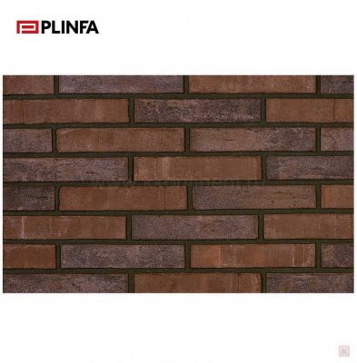 Кирпич клинкерный Plinfa Iron 2302, размер 270х85х50 мм V3