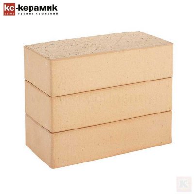 Кирпич лицевой КС-Керамик_Лотос_Полнотелый_250*120*65 мм