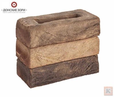 Кирпич ручной формовки Донские Зори_коллекция_Станица_H038 Суворовский