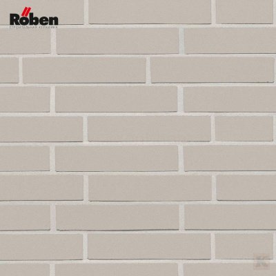 Клинкерная плитка под кирпич Roben_FARO-grau-nuanciert-glatt-DF14
