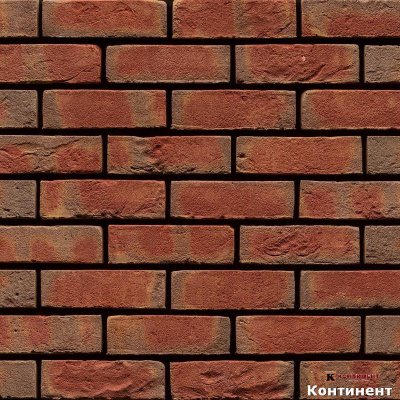 Облицовочный кирпич MUHR Niederrheim Rot Geflammt 210*100*50 мм