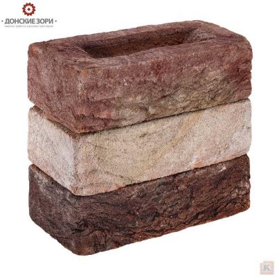 Кирпич лицевой ручной формовки Донские Зори_коллекция_Усадьба_W114 Дубна