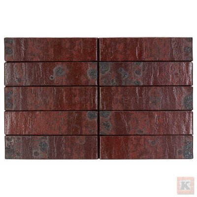 Кирпич с глазурью облицовочный Recke Krator 5-92-00-2-12, 250х120х65 мм