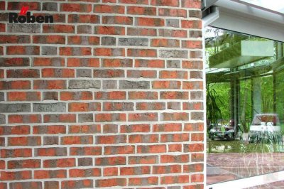 Кирпич ручной формовки Roben WASSERSTRICH NF buntgeflammt поверхность под старину на kkontinent.ru