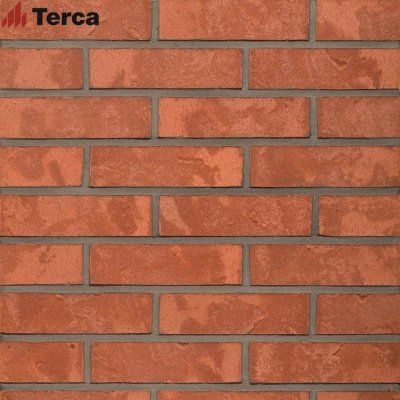 Кирпич клинкерный Terca Stockholm Nordic Klinker красный с песком