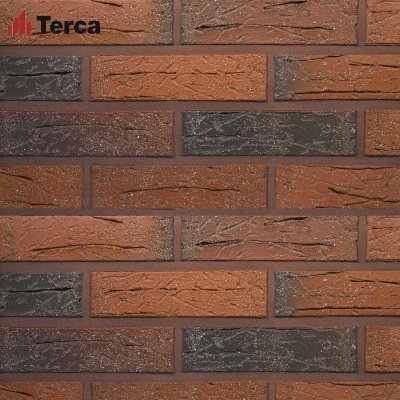 Кирпич облицовочный Terca Red Flame красный с песком FAT 250*85*65 мм, арт. 25102570