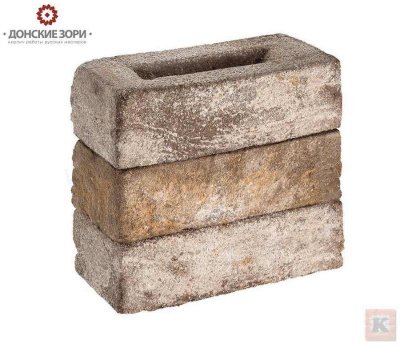 Кирпич ручной формовки Донские Зори_коллекция_Усадьба_W154 Берёзово